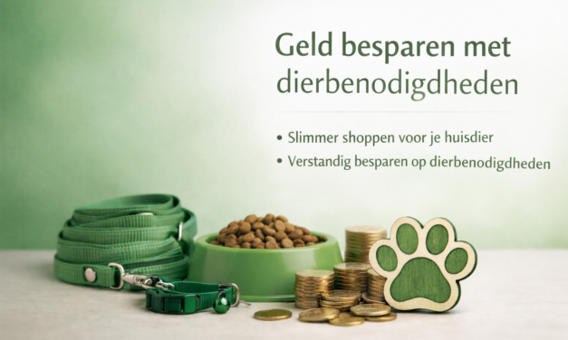 Besparen op dieren toebehoren